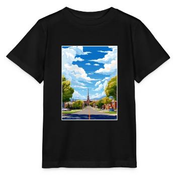 Vernal Utah affiches Vintage voyage affiche Souvenir - T-shirt bio MINI CREATOR Stanley/Stella Enfant - noir - Devant - Mikhail (115cm)