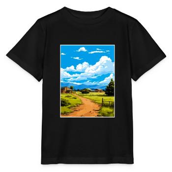 Torrey Utah affiches Vintage voyage affiche Souvenir - T-shirt bio MINI CREATOR Stanley/Stella Enfant - noir - Devant - Mikhail (115cm)