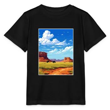 Torrey Utah affiches Vintage voyage affiche Souvenir - T-shirt bio MINI CREATOR Stanley/Stella Enfant - noir - Devant - Mikhail (115cm)