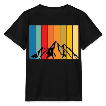 Ombre de montagne - T-shirt bio MINI CREATOR Stanley/Stella Enfant - noir - Devant - Mikhail (115cm)