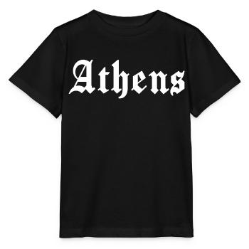 Athen - Stanley/Stella Kinder T-Shirt MINI CREATOR  - Schwarz - Vorne - Mikhail (115cm)