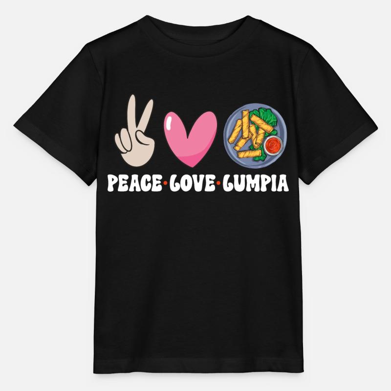 Lumpia Philippinisches Essen Philippinen - Stanley/Stella Kinder T-Shirt MINI CREATOR  - Schwarz