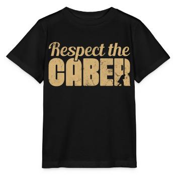 Respect The Caber Wood Trunk Tossing Lumber Sports - Stanley/Stella Kinder T-Shirt MINI CREATOR  - Schwarz - Vorne - Mikhail (115cm)