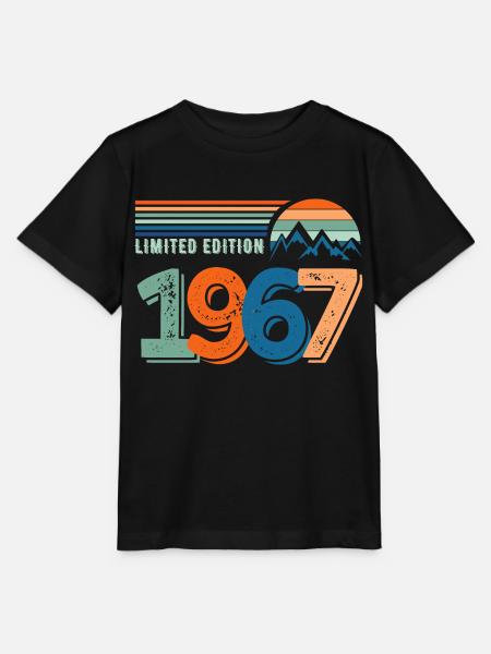 Limitierte Auflage 1967 - Stanley/Stella Kinder T-Shirt MINI CREATOR  - Schwarz