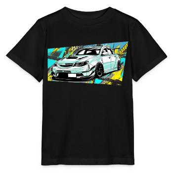 Car comic style - Stanley/Stella MINI CREATOR Kids’ T-Shirt - black - Front - Mikhail (115cm)