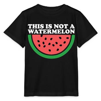 THIS IS NOT A WATERMELON - Stanley/Stella MINI CREATOR Kids’ T-Shirt - black - Front - Mikhail (115cm)