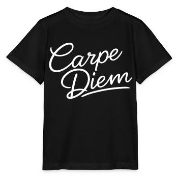 Carpe Diem - T-shirt bio MINI CREATOR Stanley/Stella Enfant - noir - Devant - Mikhail (115cm)