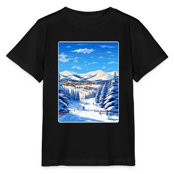 Beaver Creek Ski St. Anton Reiseposter Souvenir - Stanley/Stella Kinder T-Shirt MINI CREATOR  - Schwarz - Vorne - Mikhail (115cm)