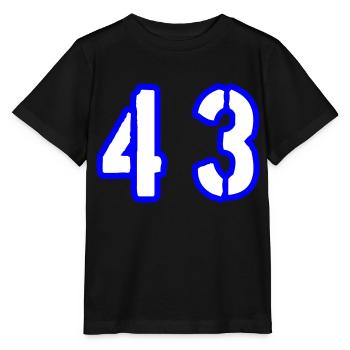 43 Symbole numérique - T-shirt bio MINI CREATOR Stanley/Stella Enfant - noir - Devant - Mikhail (115cm)
