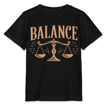 Balance - T-shirt bio MINI CREATOR Stanley/Stella Enfant - noir - Devant - Mikhail (115cm)
