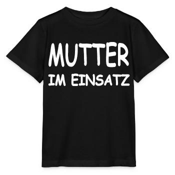 Mutter - Stanley/Stella Kinder T-Shirt MINI CREATOR  - Schwarz - Vorne - Mikhail (115cm)