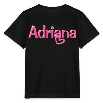 Adriana Name Balloon Font - Stanley/Stella MINI CREATOR Kids’ T-Shirt - black - Front - Mikhail (115cm)