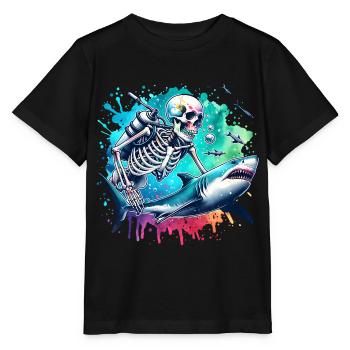 Tauchen Taucher - Stanley/Stella Kinder T-Shirt MINI CREATOR  - Schwarz - Vorne - Mikhail (115cm)