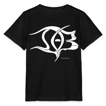 DAB Logo Weiß - Stanley/Stella Kinder T-Shirt MINI CREATOR  - Schwarz - Vorne - Mikhail (115cm)