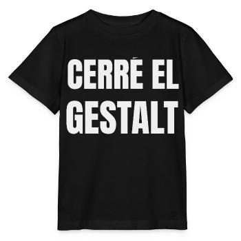 I CLOSED THE GESTALT - Stanley/Stella MINI CREATOR Kids’ T-Shirt - black - Front - Mikhail (115cm)