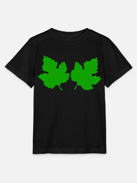 blätter - Stanley/Stella Kinder T-Shirt MINI CREATOR - Schwarz
