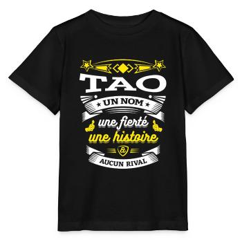 TAO UN NOM UNE FIERTÉ AUCUN RIVAL - T-shirt bio MINI CREATOR Stanley/Stella Enfant - noir - Devant - Mikhail (115cm)