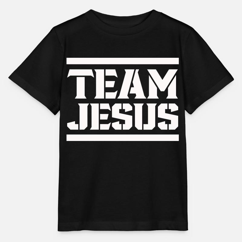 jesus team - Stanley/Stella Kinder T-Shirt MINI CREATOR  - Schwarz