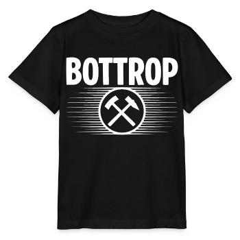 Bottrop Bergbau - Stanley/Stella Kinder T-Shirt MINI CREATOR  - Schwarz - Vorne - Mikhail (115cm)