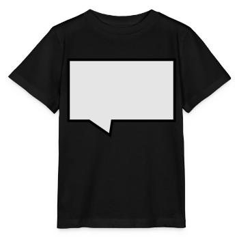 Sprechblase - T-shirt bio MINI CREATOR Stanley/Stella Enfant - noir - Devant - Mikhail (115cm)