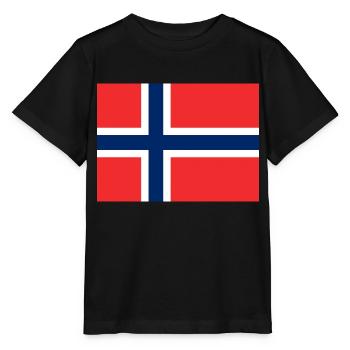 Norway Flag Flag - Stanley/Stella MINI CREATOR Kids’ T-Shirt - black - Front - Mikhail (115cm)