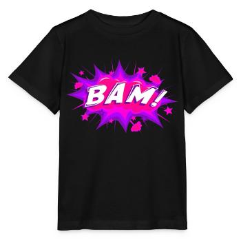 BAM 2 - Stanley/Stella Kinder T-Shirt MINI CREATOR  - Schwarz - Vorne - Mikhail (115cm)