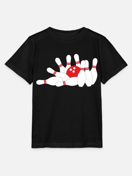 Kegeln - Stanley/Stella Kinder T-Shirt MINI CREATOR  - Schwarz