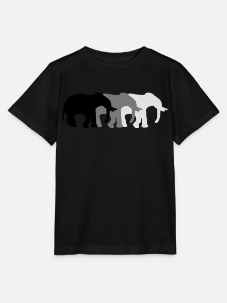 3 Elephants - Stanley/Stella Kinder T-Shirt MINI CREATOR  - Schwarz