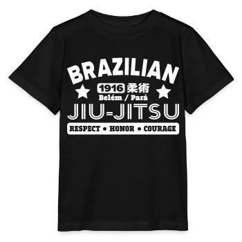 Brazilian Jiu-Jitsu - Stanley/Stella Kinder T-Shirt MINI CREATOR  - Schwarz - Vorne - Mikhail (115cm)