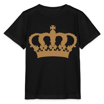 crown - Stanley/Stella MINI CREATOR Kids’ T-Shirt - black - Front - Mikhail (115cm)