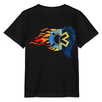 Services d'urgence des ambulanciers paramédicaux - T-shirt bio MINI CREATOR Stanley/Stella Enfant - noir - Devant - Mikhail (115cm)