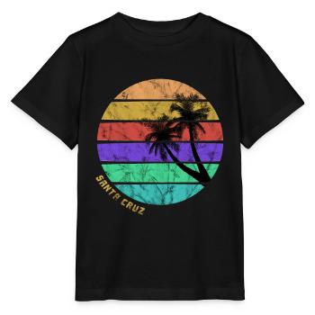 Santa Cruz Beach - Stanley/Stella MINI CREATOR Kids’ T-Shirt - black - Front - Mikhail (115cm)
