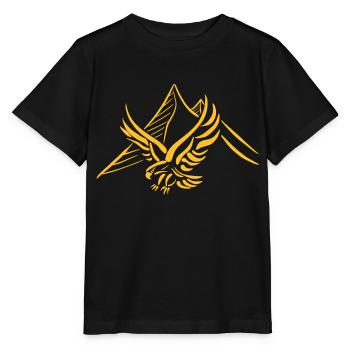 Goldener Adler Berg - Stanley/Stella Kinder T-Shirt MINI CREATOR  - Schwarz - Vorne - Mikhail (115cm)