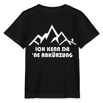 Abkürzung | Wandern - Stanley/Stella Kinder T-Shirt MINI CREATOR  - Schwarz - Vorne - Mikhail (115cm)