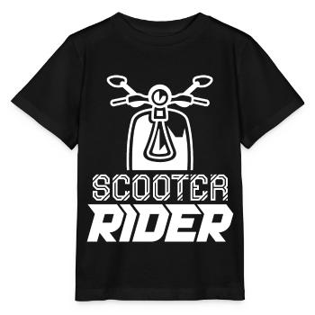 Scooter Riders Ride Scooter Scooter Moped - Stanley/Stella MINI CREATOR Kids’ T-Shirt - black - Front - Mikhail (115cm)