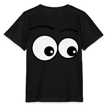 eyes - Stanley/Stella MINI CREATOR Kids’ T-Shirt - black - Front - Mikhail (115cm)