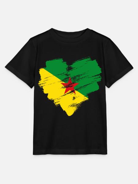 Französisch-Guayana - Stanley/Stella Kinder T-Shirt MINI CREATOR - Schwarz