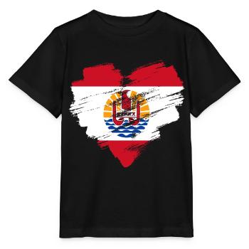 Französisch-Polynesien - Stanley/Stella Kinder T-Shirt MINI CREATOR  - Schwarz - Vorne - Mikhail (115cm)