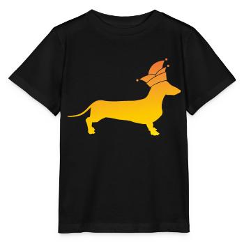 Dackel Alaaf - Stanley/Stella Kinder T-Shirt MINI CREATOR  - Schwarz - Vorne - Mikhail (115cm)