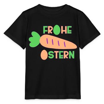 Frohe Ostern - Stanley/Stella Kinder T-Shirt MINI CREATOR  - Schwarz - Vorne - Mikhail (115cm)