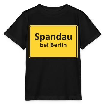 Spandau Ortseingang - Stanley/Stella Kinder T-Shirt MINI CREATOR  - Schwarz - Vorne - Mikhail (115cm)