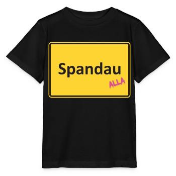 Spandau Ortseingang Alla - Stanley/Stella Kinder T-Shirt MINI CREATOR  - Schwarz - Vorne - Mikhail (115cm)