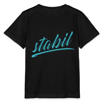 stabil - Stanley/Stella Kinder T-Shirt MINI CREATOR  - Schwarz - Vorne - Mikhail (115cm)