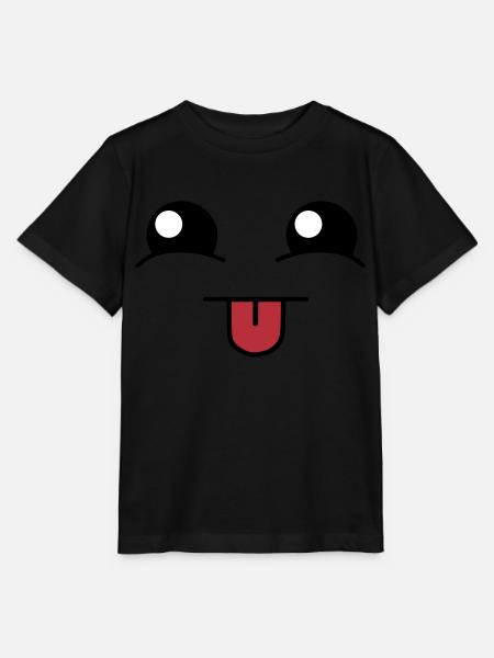 Cute face - Stanley/Stella Kinder T-Shirt MINI CREATOR - Schwarz