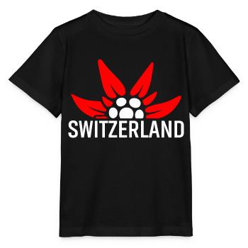 Gentiane suisse - T-shirt bio MINI CREATOR Stanley/Stella Enfant - noir - Devant - Mikhail (115cm)
