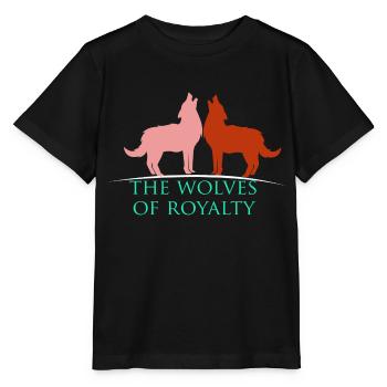 The wolf Royalty - Stanley/Stella MINI CREATOR Kids’ T-Shirt - black - Front - Mikhail (115cm)