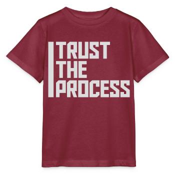 faire confiance au processus Devis - T-shirt bio MINI CREATOR Stanley/Stella Enfant - bordeaux - Devant - Kain (125cm)