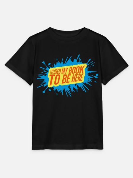 I closed my book - Stanley/Stella Kinder T-Shirt MINI CREATOR - Schwarz
