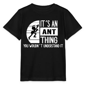 Ant colony ant "ant-thing" ant state - Stanley/Stella MINI CREATOR Kids’ T-Shirt - black - Front - Mikhail (115cm)