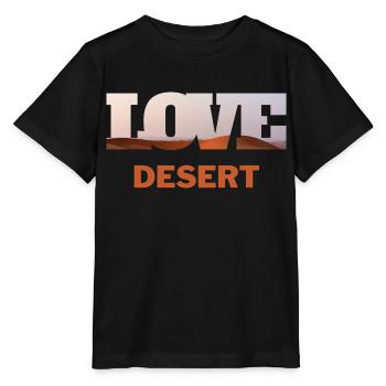 T-Shirt Desert Holiday Beach Sunshine Gift - Stanley/Stella MINI CREATOR Kids’ T-Shirt - black - Front - Mikhail (115cm)